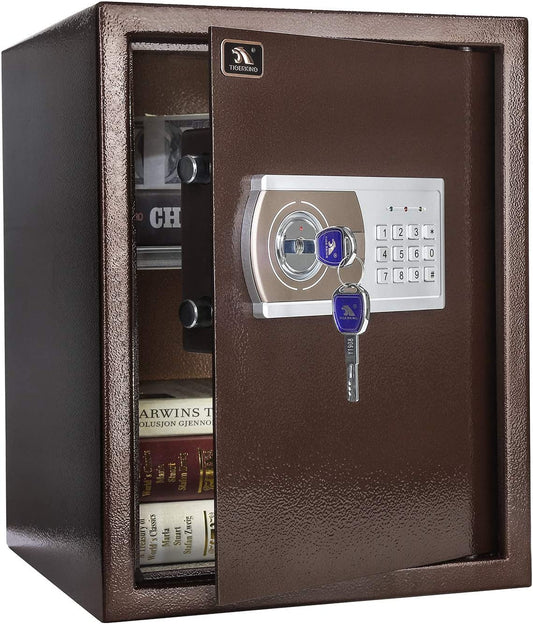 Security Digital Lock Box Safe Home Keypad Safe - 1.8 Cubic Feet