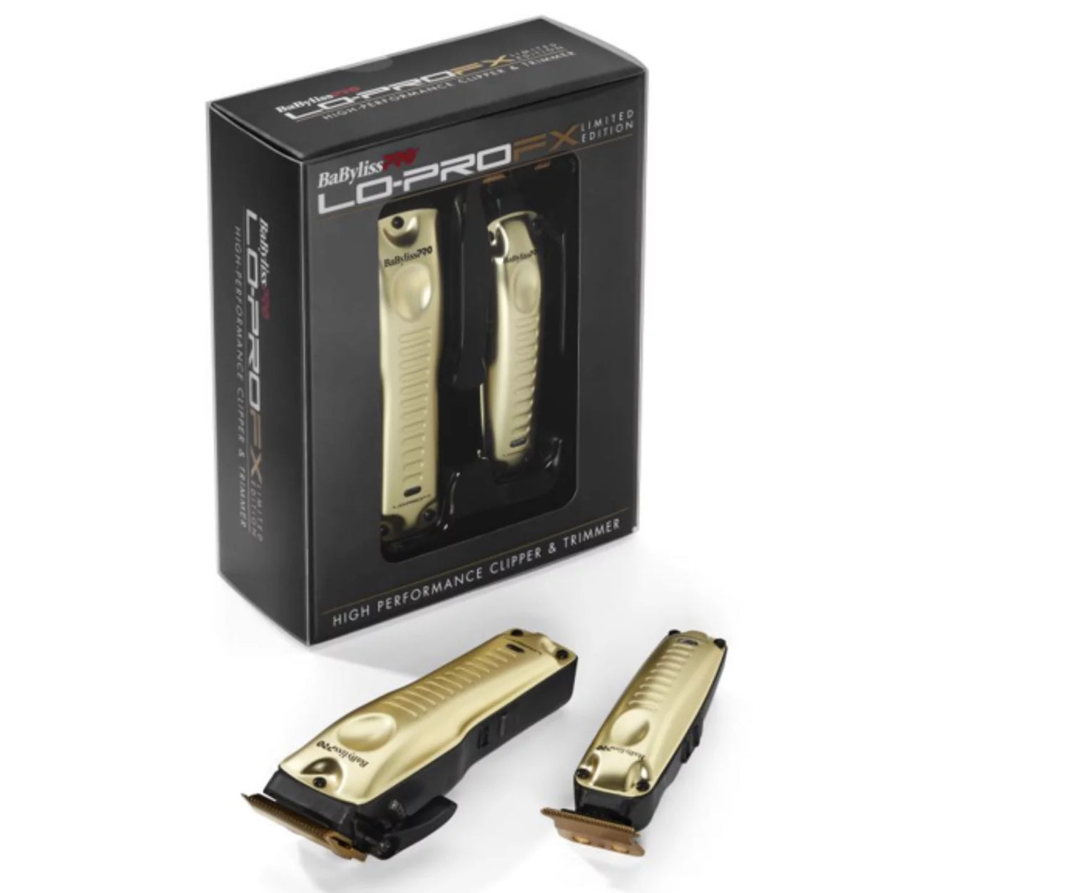 Babyliss LO-PRO FX Gold Clipper & Trimmer Combo Limited Edition